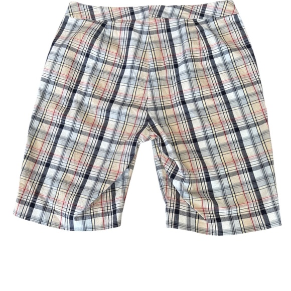 Cracked Wheat Plaid Bermuda Shorts - Picture 4 of 7